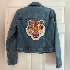 Tiger patch Jean jacket